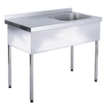 Ванна моечная Assum ВЦРП-П2-4/12-П (1200х600х850) с рабочей поверхностью