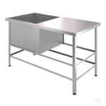 Ванна моечная Assum ВСРП-П-5/15-Л (1500х700х850) с рабочей поверхностью