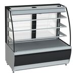 Витрина холодильная Polus K70 VM 1,3-2 9006-9005 (ВХСв-1,3д Сarboma ТЕХНО (открытая))