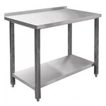 Стол производственный Abat СПРП-6-2 (каркас с полкой из нержавеющей стали)