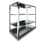 Стеллаж производственный Restoinox СТПП-7/4-ЭН перфорированный