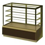 Витрина холодильная Kayman K-ВК-1300 Квадро (Бронзовый)