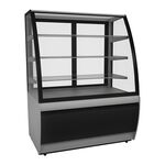 Витрина холодильная Kayman K-ВК-900 Люкс (Серебряный)