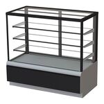 Витрина холодильная Kayman K-ВК-900 Люкс Квадро (Серебряный)