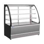 Витрина холодильная Kayman KВК-1305МН (Серый матовый)