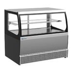 Витрина холодильная Kayman KВК-950М Люкс (нерж. Сталь) кассовая