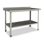 Стол производственный Restoinox СП-12/7-БП-ЭЦ с бортом