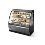 Витрина холодильная Chilz Vete OF 90 (серый матовый / шлифованная нержавейка)