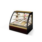 Витрина холодильная Chilz Vete 90 M (шоколад / золотой глянец)