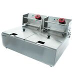 Фритюрница Foodatlas DF-82 Eco (6 л + 6 л)