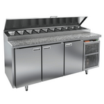 Стол холодильный для пиццы Hicold PZ2-111/GN (1/6H) камень