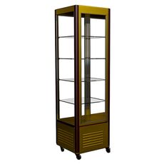 Шкаф холодильный Polus D4 VM 400-1 (R400C Сarboma Люкс) (0109-0102 (коричнево-золотой))