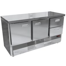 Стол холодильный Kroner СХ 2/2я-150-60