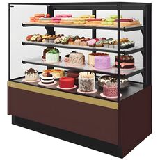 Витрина холодильная Chilz Vete II KUB LUX 90 (шоколад / золотой глянец)