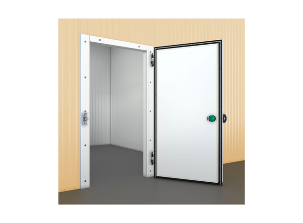 Распашная одностворчатая полупотайная холодильная дверь ПрофХолод РДОП 800x80x1800