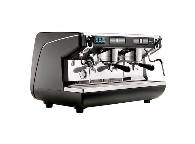 Кофемашина полуавтоматическая Nuova Simonelli Appia Life 2Gr S black+economizer+highGroups (161889)