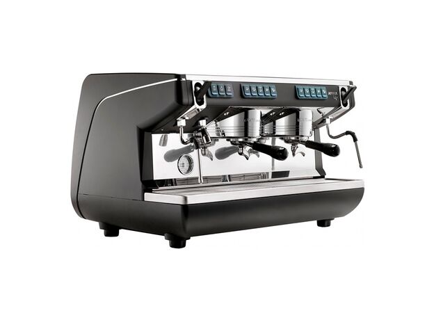 Кофемашина-автомат Nuova Simonelli Appia Life 2Gr V black+economizer+highGroups (167625)