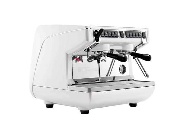 Кофемашина-автомат Nuova Simonelli Appia Life Compact 2Gr V white+economizer+highGroups (167630)