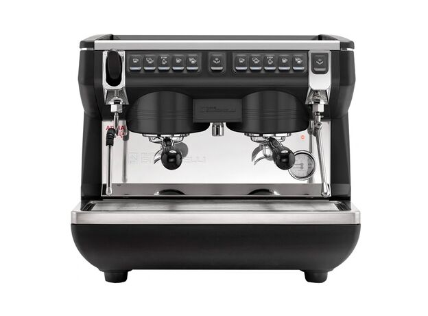 Кофемашина-автомат Nuova Simonelli Appia Life Compact 2Gr V black+economizer+highGroups (167631)