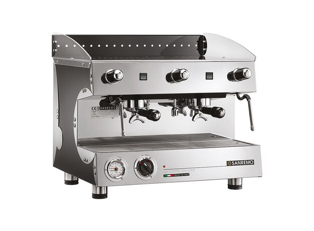 Кофемашина полуавтоматическая Sanremo Capri DLX SAP 2GR (черная)