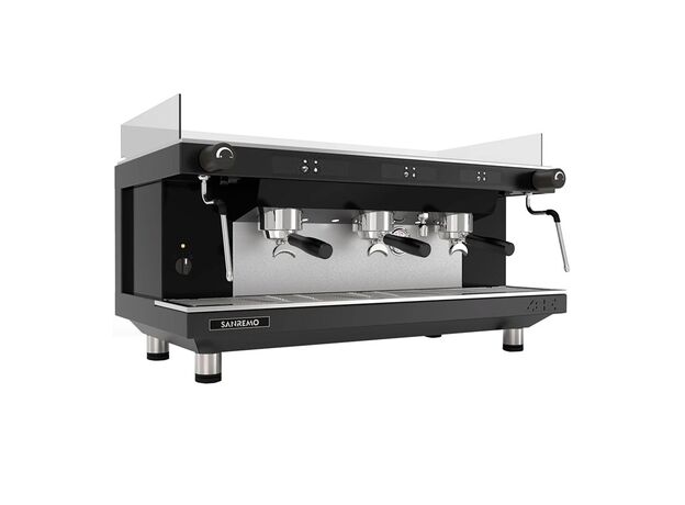 Кофемашина полуавтоматическая Sanremo Zoe Tall SAP 3GR Black (UZN321212006B) высокая группа
