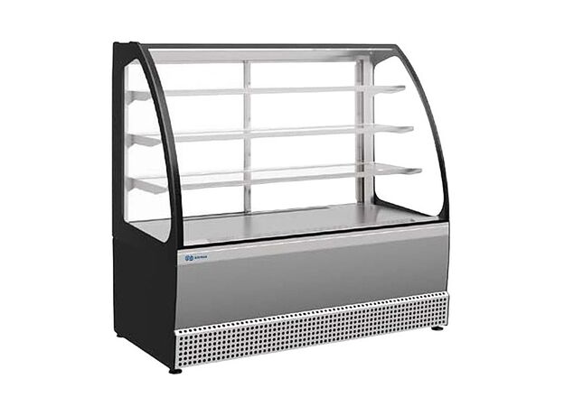 Витрина холодильная Kayman KВК-1305МН (нерж. сталь)