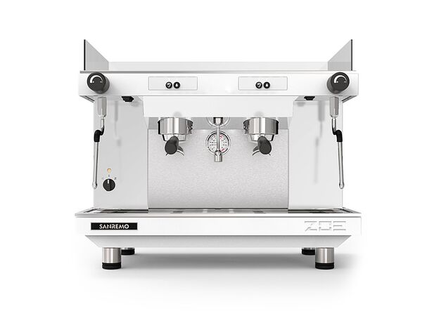 Кофемашина полуавтоматическая Sanremo Zoe SAP TA 2GR (белая)