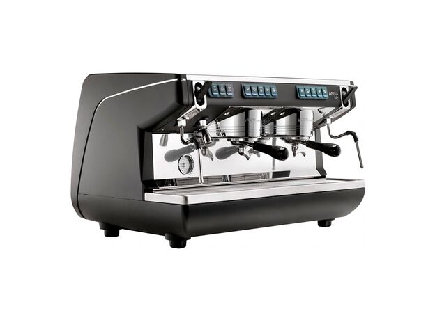 Кофемашина-автомат Nuova Simonelli Appia Life 2Gr V Black Easy Cream высокие группы с экономайзером