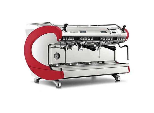 Кофемашина-автомат Nuova Simonelli Aurelia Wave T3 2Gr Heart Red (14 л) высокие группы с экономайзером (380V)