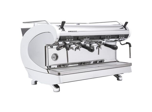 Кофемашина полуавтоматическая Nuova Simonelli Aurelia Wave 2Gr S Pearl White (высокие группы, LED)