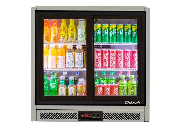 Шкаф холодильный барный Turbo Air TB9-2G-SL-800 (Купе)
